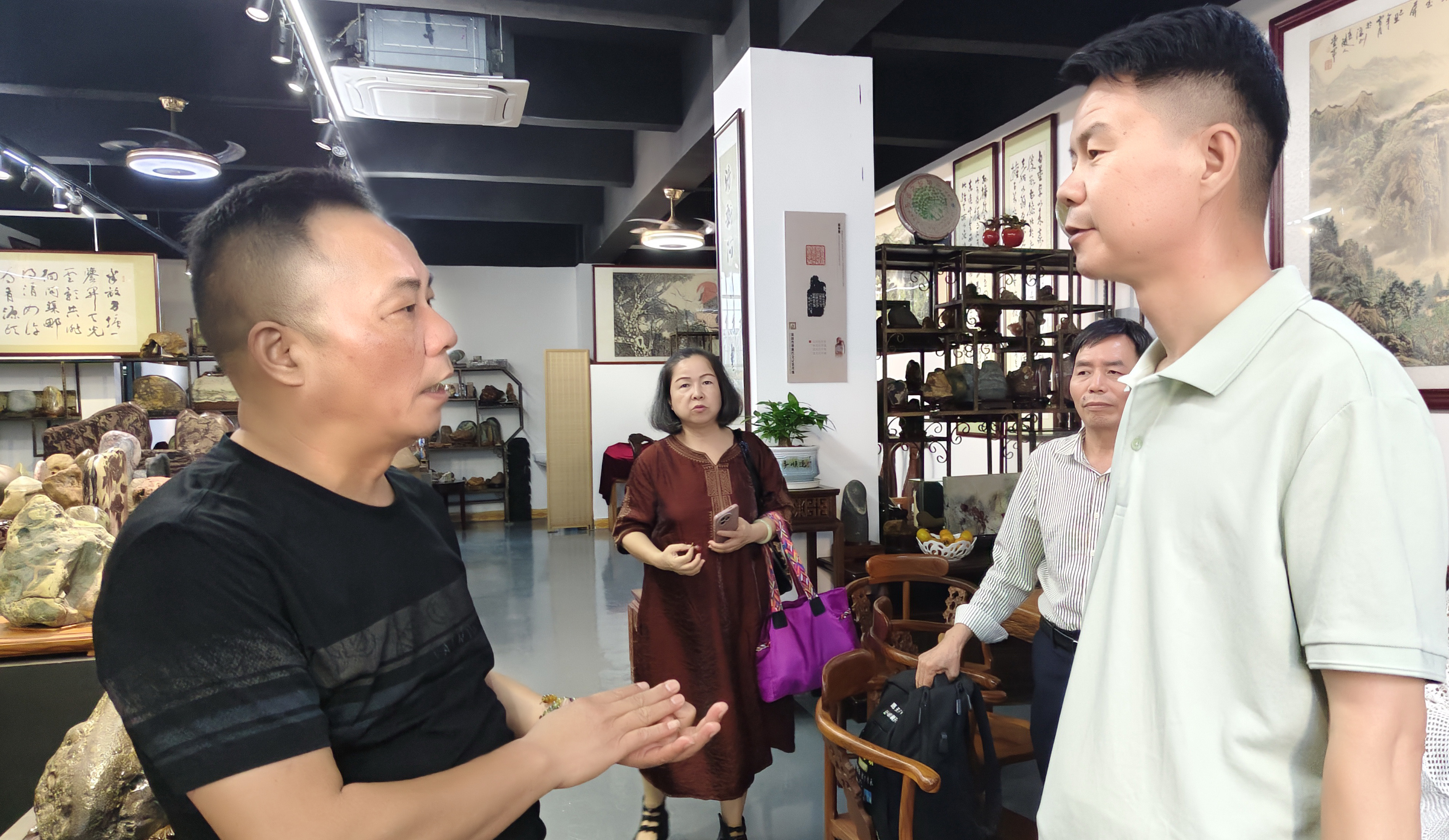 当好东道主 文化展新姿!专家学者走进深圳市观赏石文化艺术馆共话数字化传承