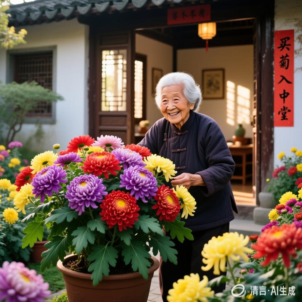周慧杰:【土掉渣·滑溜曲】赏菊(中国憨派文学)(图2)