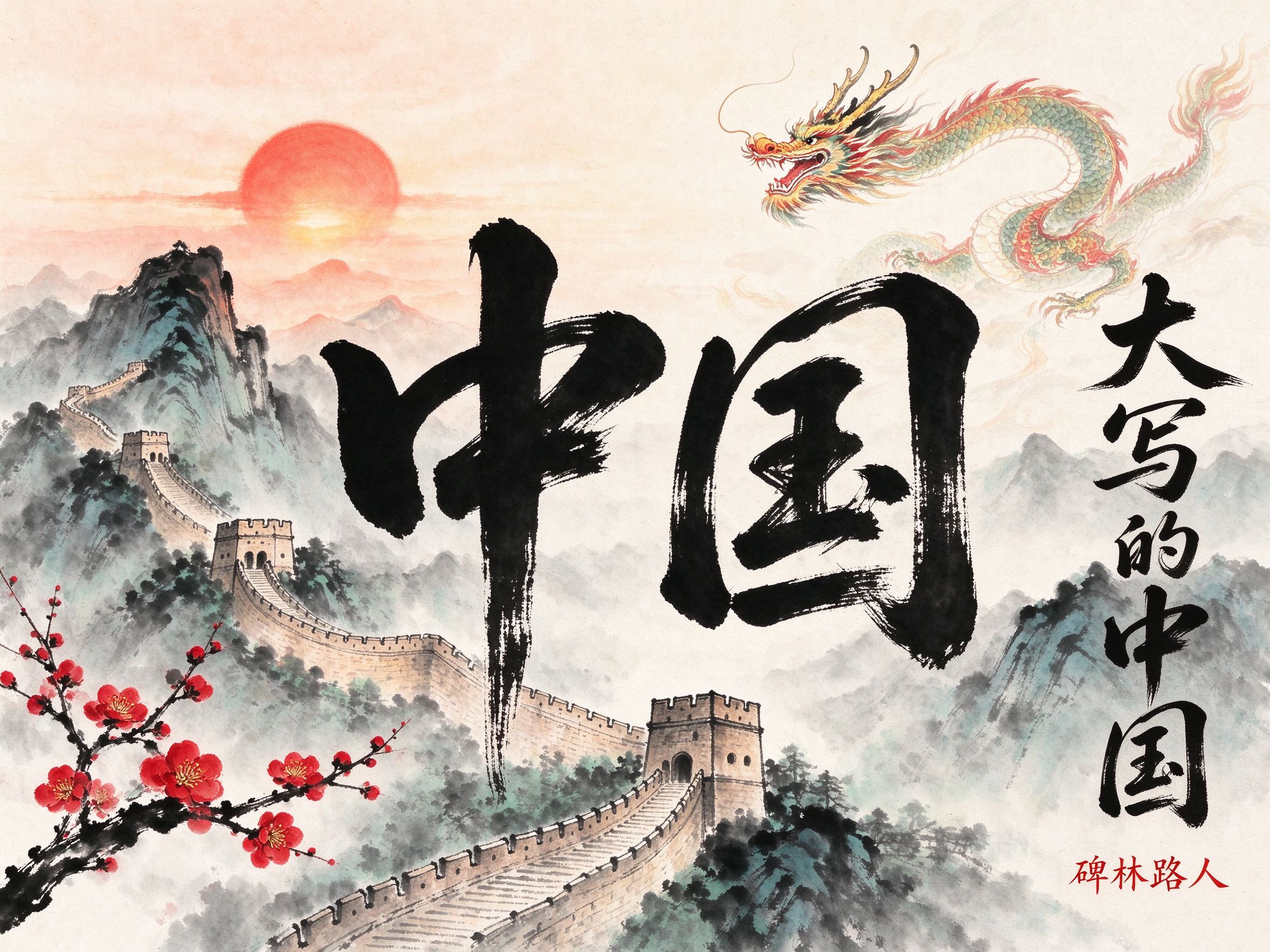 《大写的中国》·碑林路人