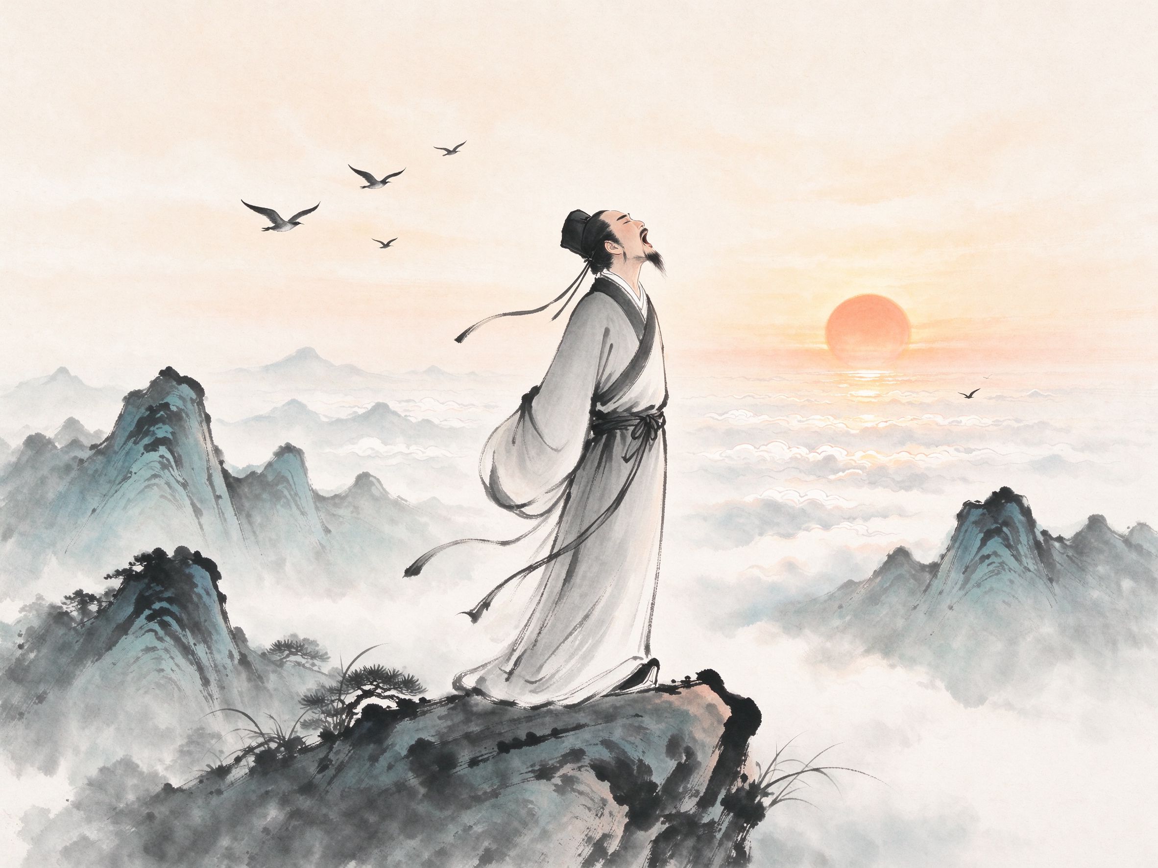 小结·以情带声声情并茂