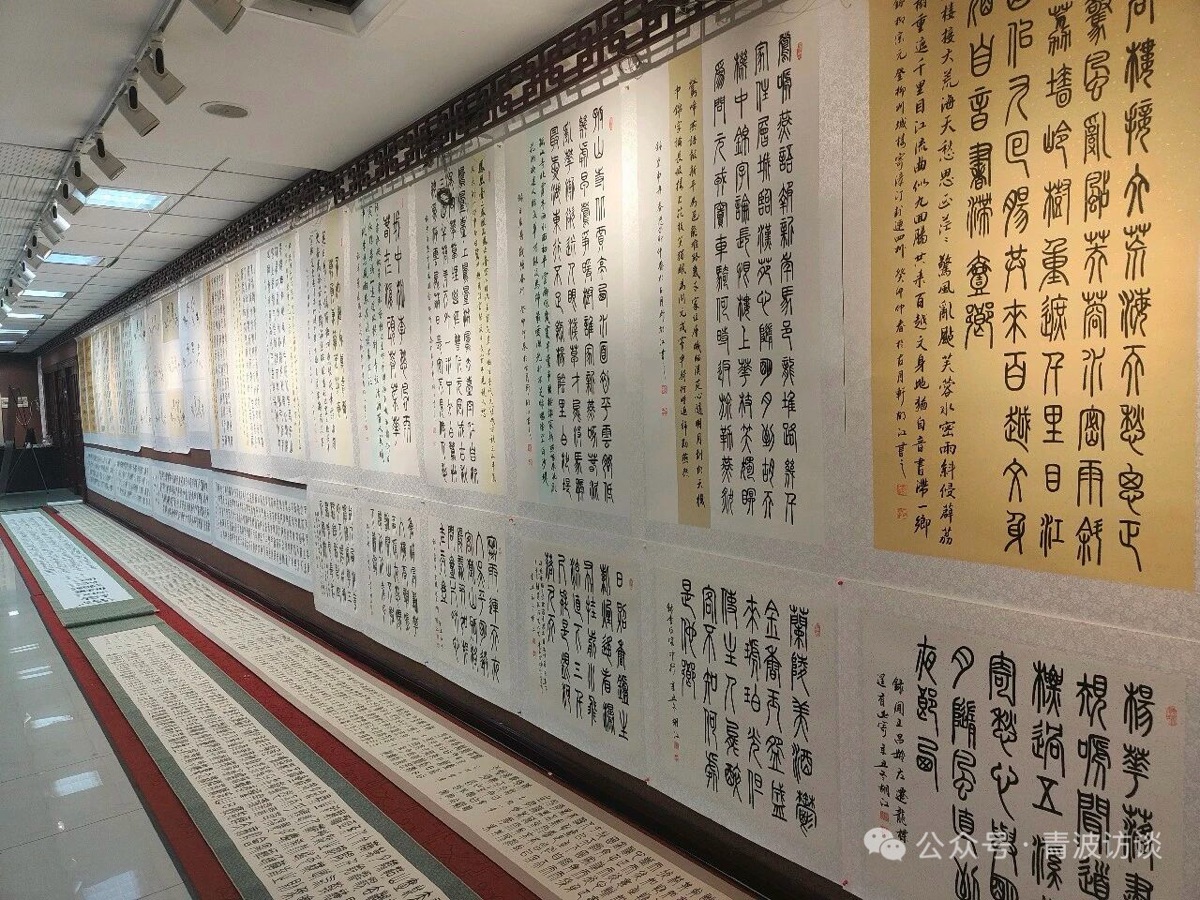北京头条《青波访谈》之胡江先生书法作品展特辑（下）-作者：青波-编辑：李诗音-央华网-人民网-环球同步（图14）