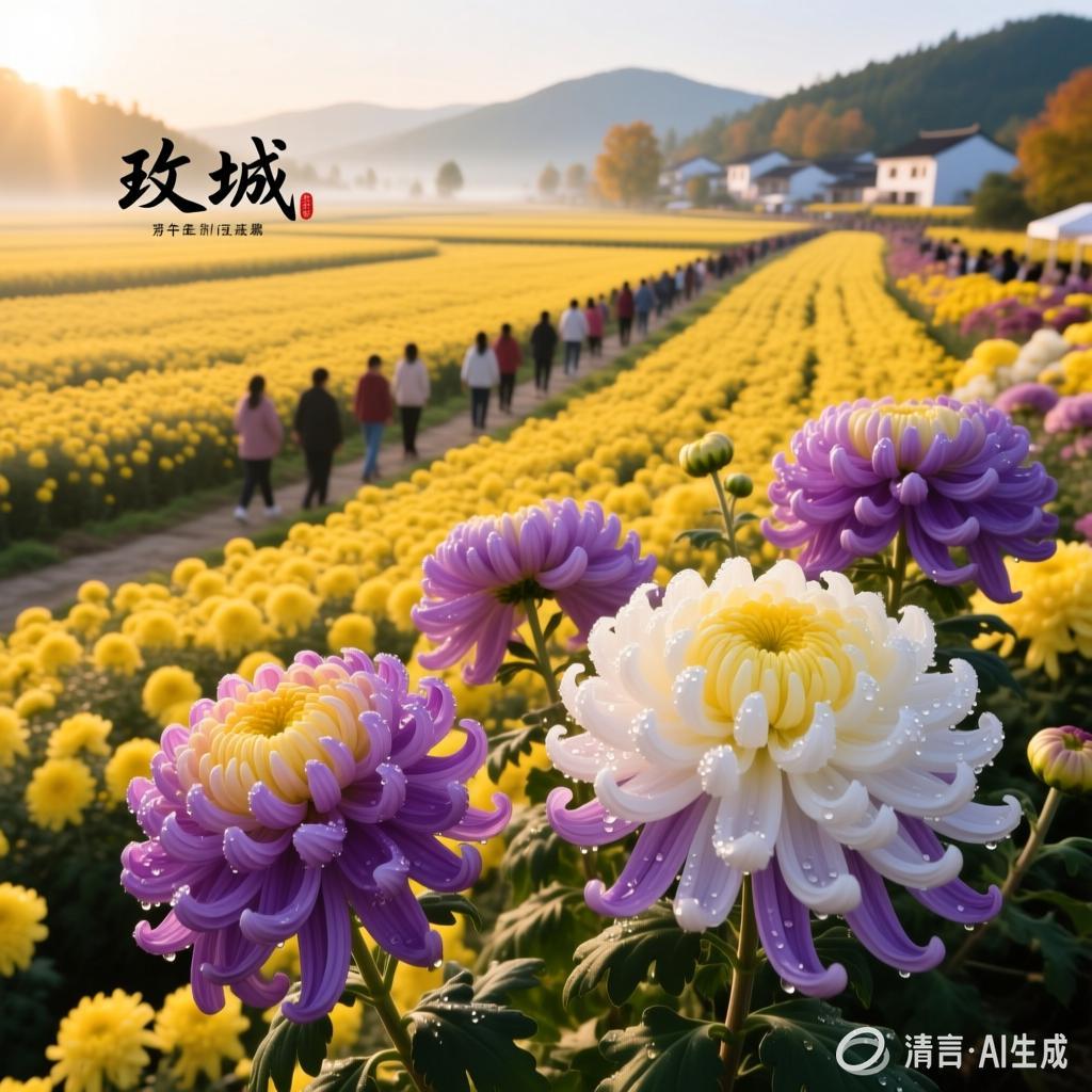 【中国憨派文学】常向东:行香子·丙午年观上盆王村菊展(图2)
