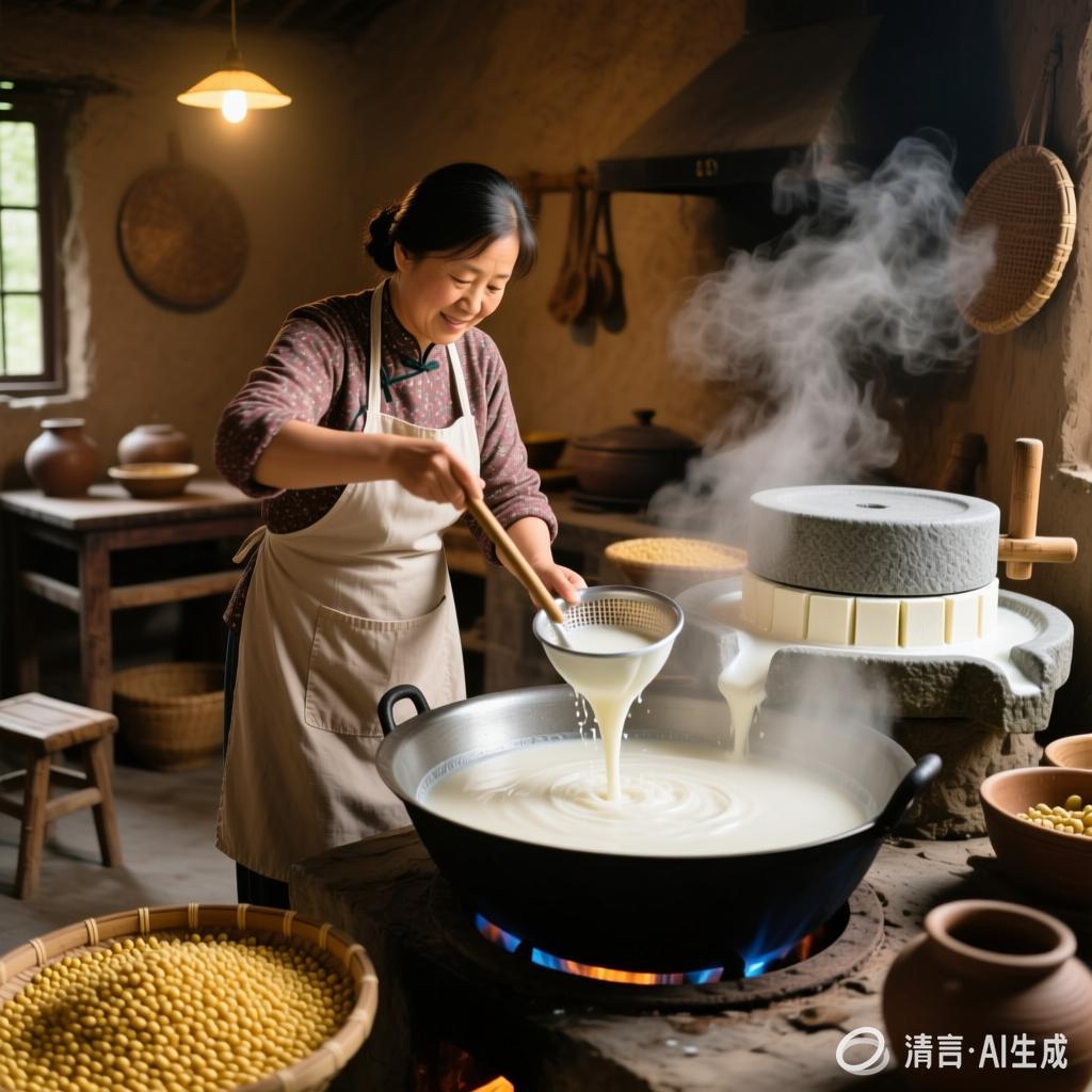 刘敦杰:【土掉渣·滑溜曲】帮妈做豆腐(中国憨派文学)(图2)