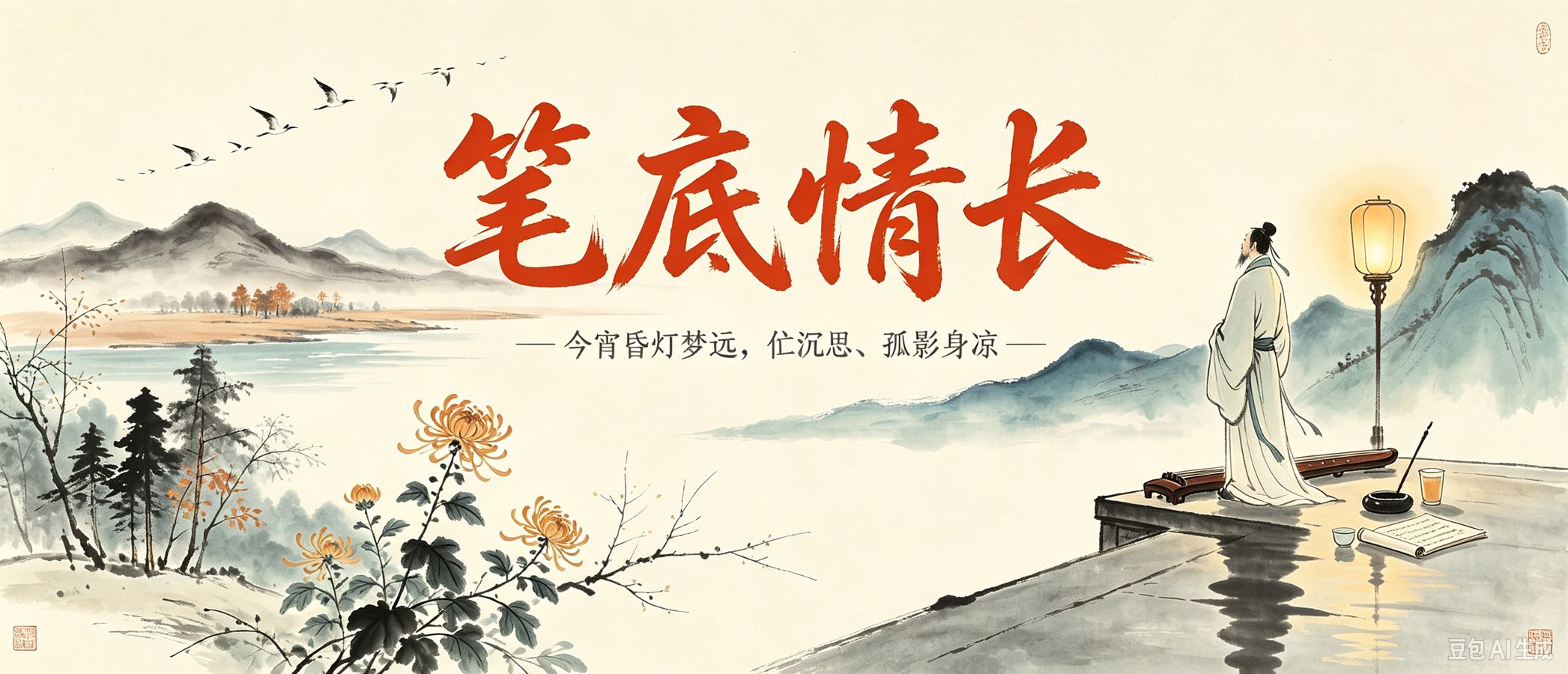 《笔底情长》鉴赏知名诗人王庆耀先生.秋收