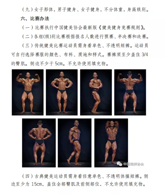 ​11月20号开赛！'绿谷仙森'杯安徽省健身健美锦标赛暨大学生健身健美公开赛（图6）