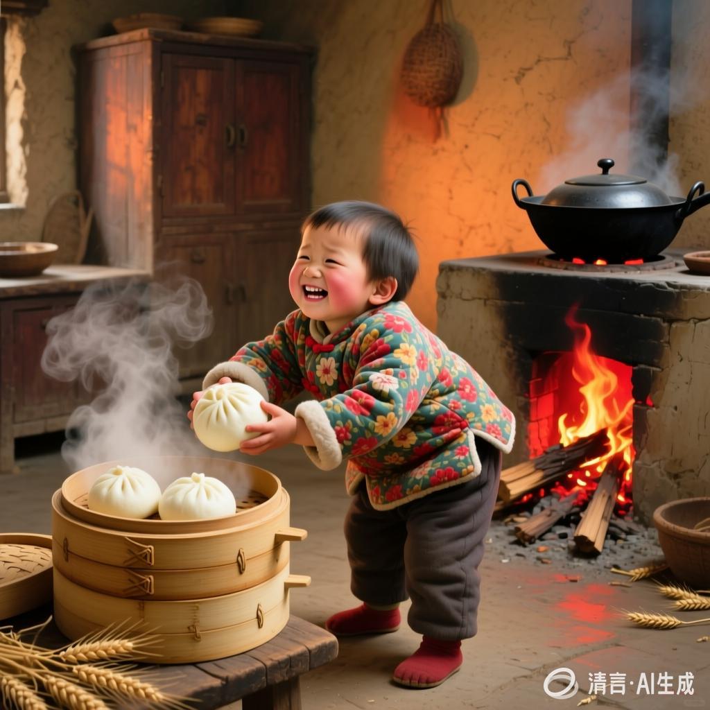 宋迎庄：【土掉渣·滑溜曲】灶台偷馍（中国憨派文学）（图2）