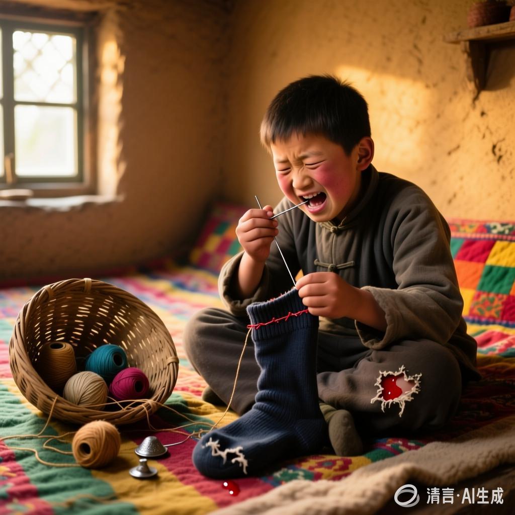 孔另融:【土掉渣·滑溜曲】山子补袜扎手了《中国憨派文学》(图2)
