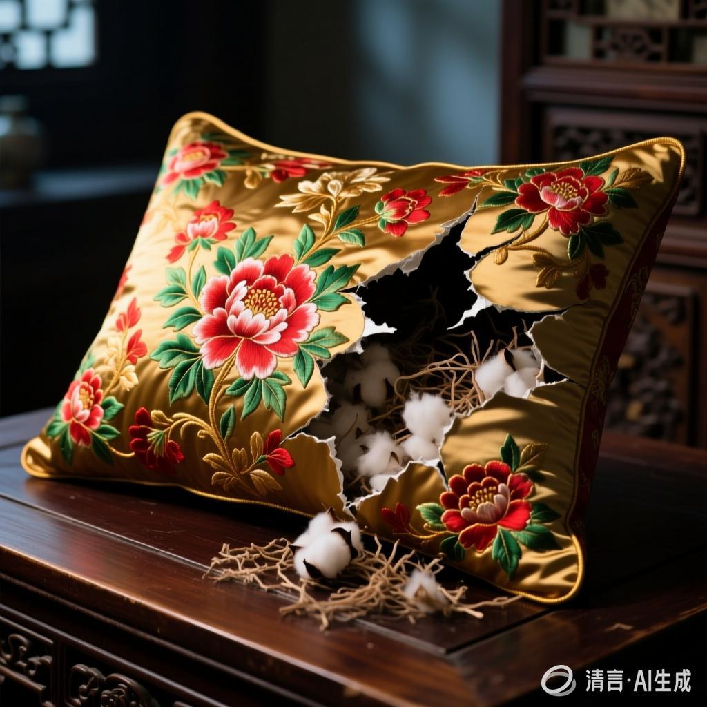 万肇平:【土掉渣·滑溜曲】绣花枕头(中国憨派文学)(图2)