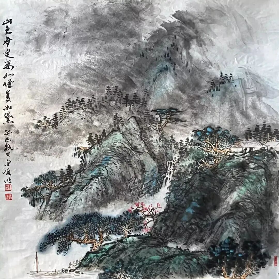 蔡金顺《游艺求真》中国当代书画名家致敬文脉主题汇展(图4)