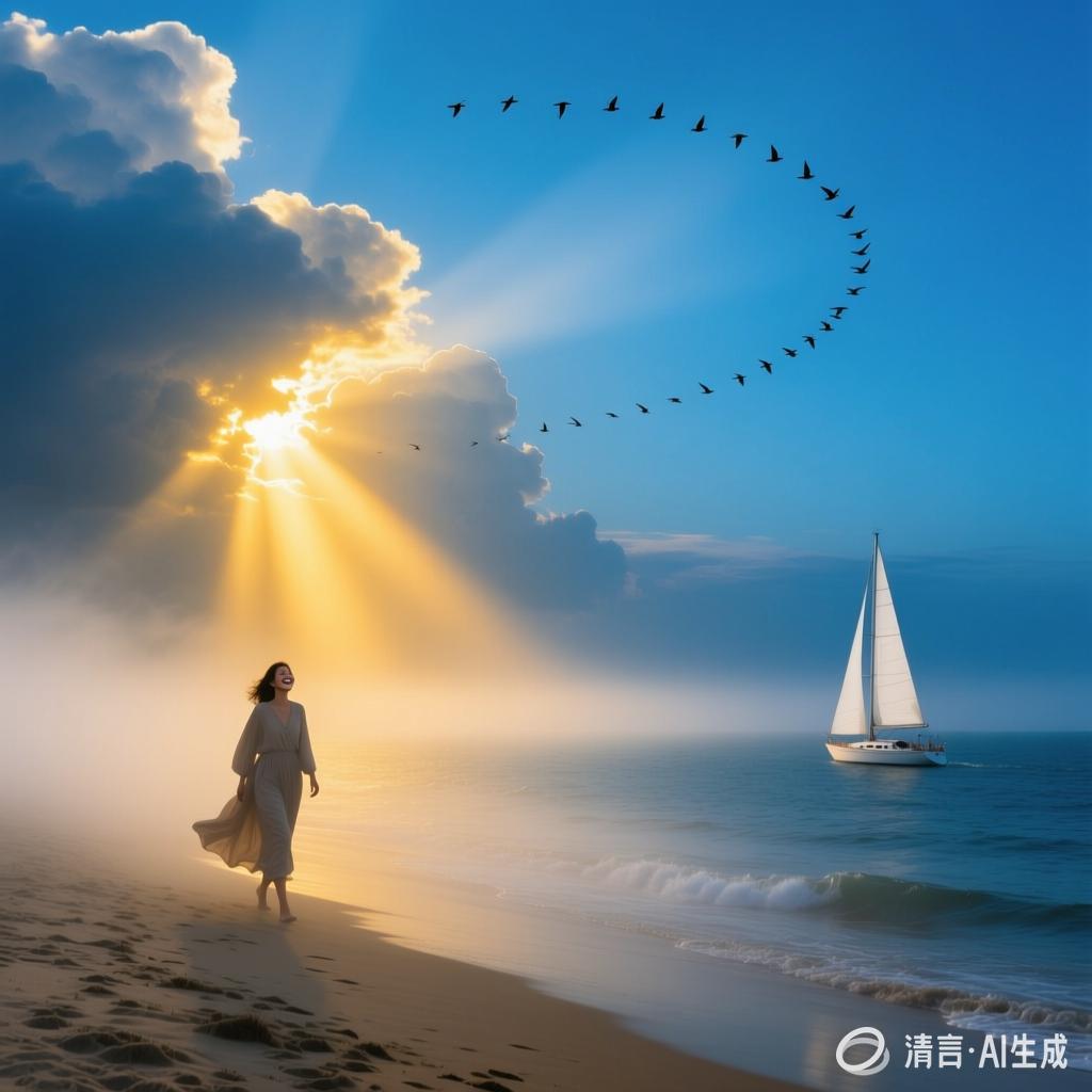 【中国憨派文学】童萍：你是我眼里的蔚蓝（图2）