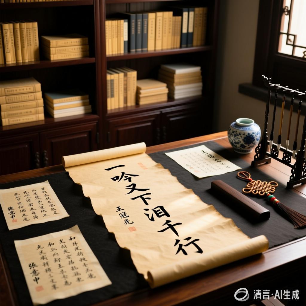 【中国憨派文学】张意中:轱辘体 · 一吟又下泪千行(图2)
