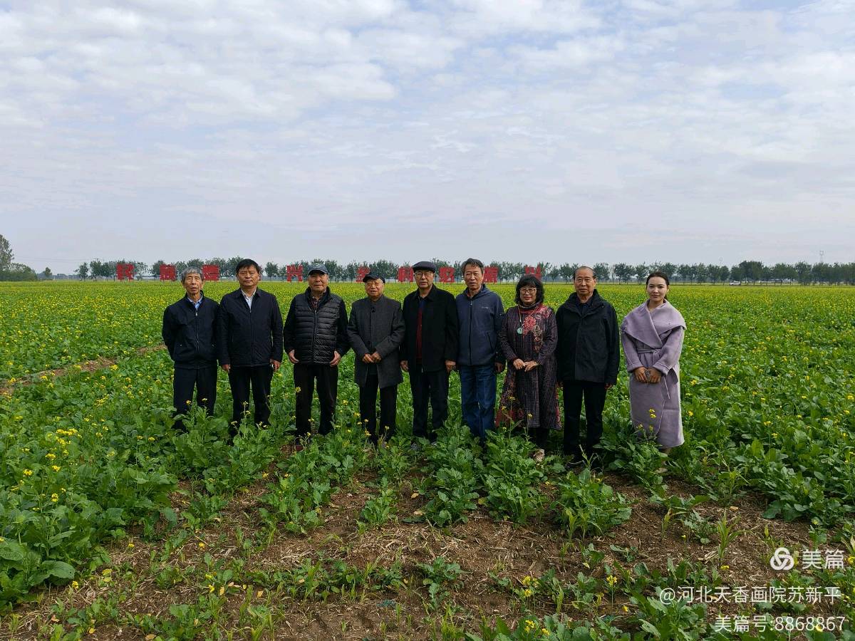 助力美丽乡村振兴之歌—省会书画名家走进衡水市安平县安平镇杨屯村（图3）
