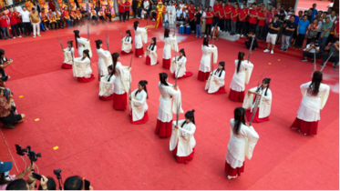 潮阳民间艺术“三瑰宝”亮相下宫妈祖纪念馆落成典礼（图3）