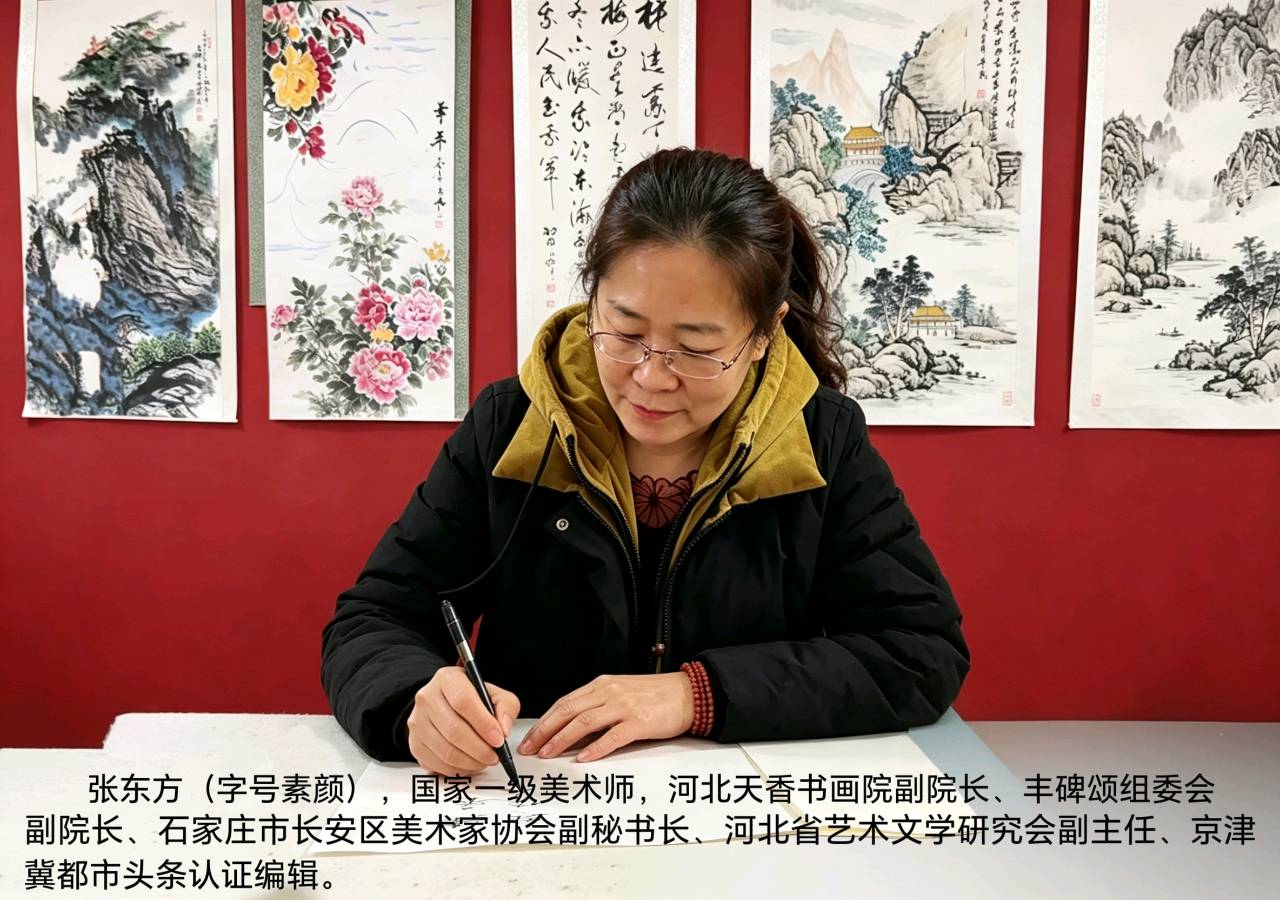 助力美丽乡村振兴之歌—省会书画名家走进衡水市安平县安平镇杨屯村(图24)