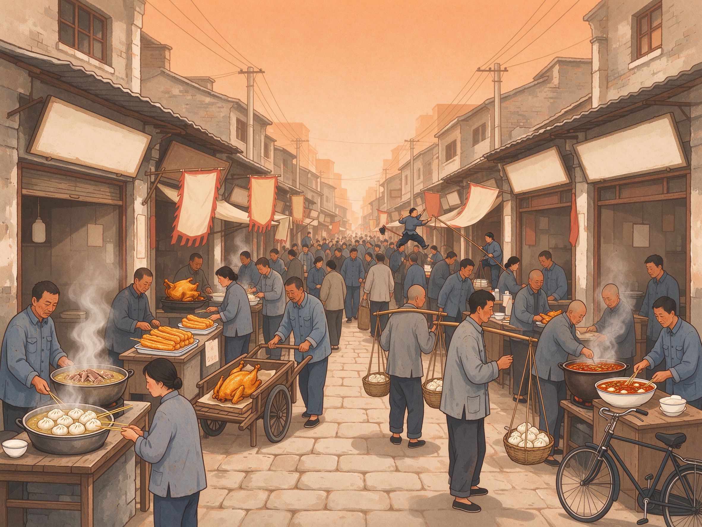 老市井繁华 插图