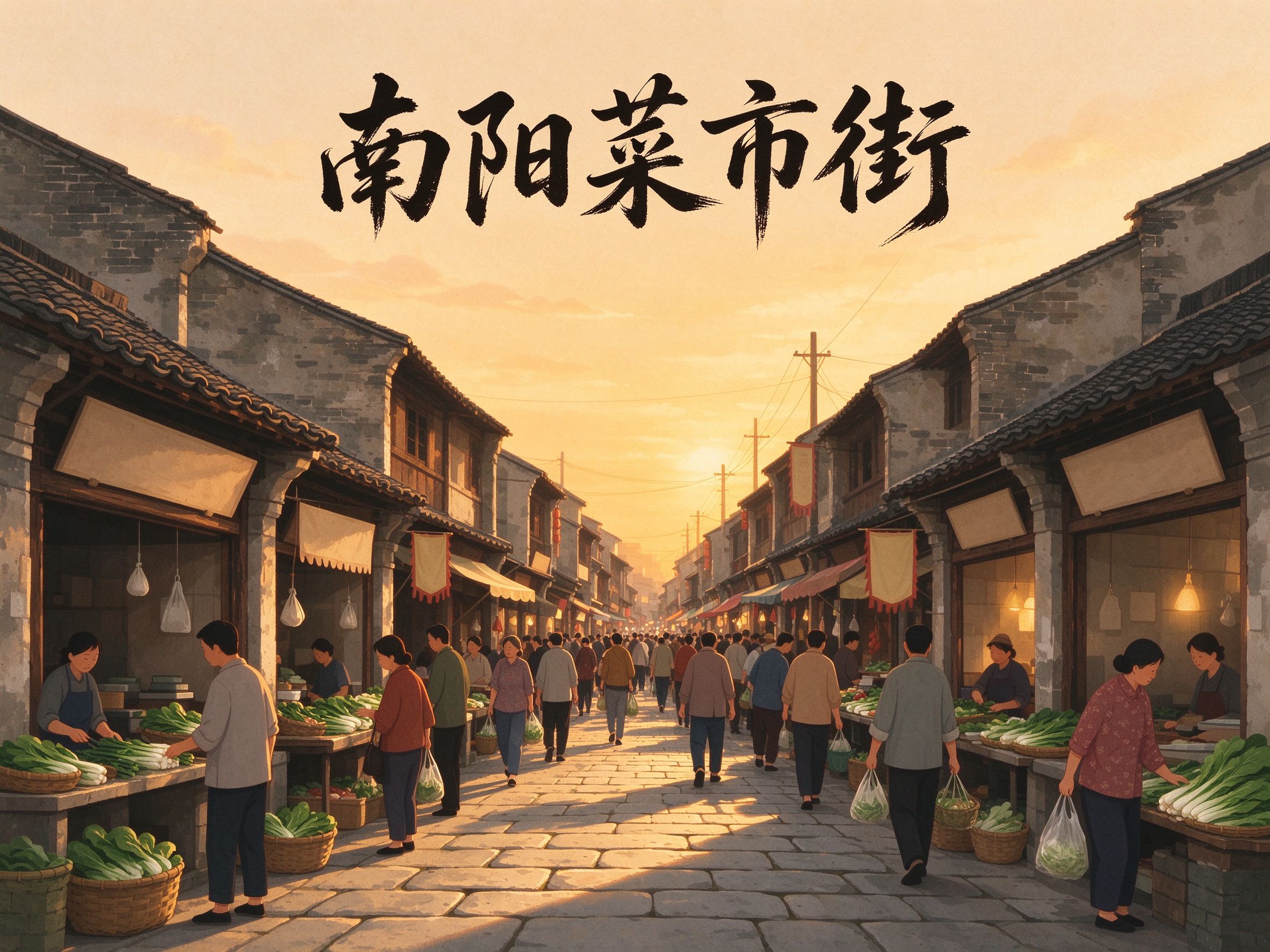南阳菜市街 题图