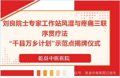 院士赋能 薪火传承|乾县中医医院成功签约刘良院士专家工作站“千县万乡计划”项目