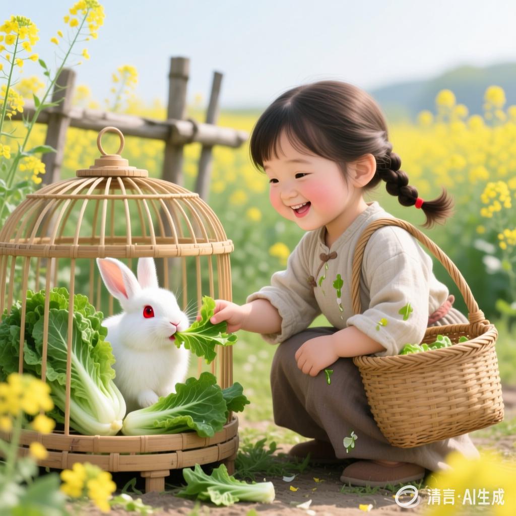 孔另融:【土掉渣·滑溜曲】英子去喂小白兔《中国憨派文学》(图2)