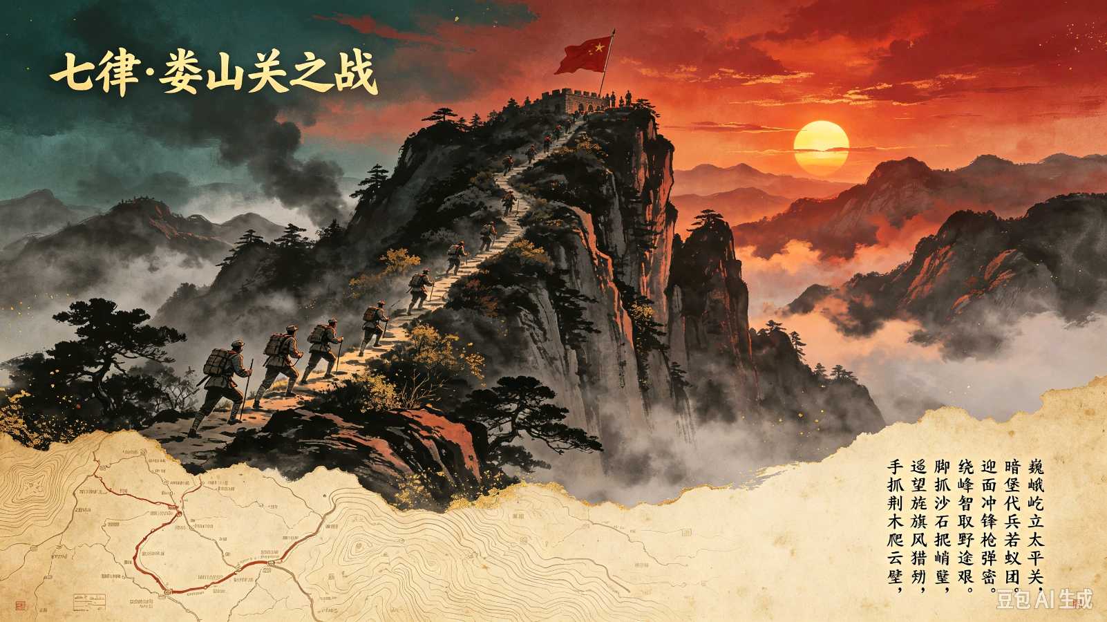 请欣赏《律绝五首 长征》作者碧河映春/主播.编辑渺邈【中国长江文学社】有声文学平台【第20390期】（图5）
