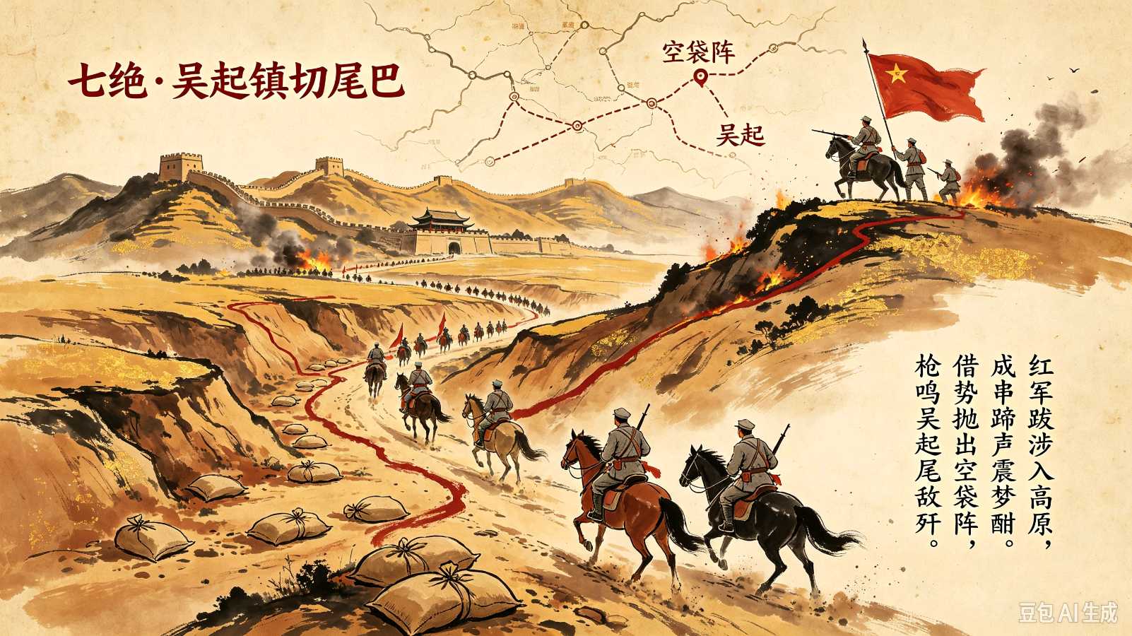 请欣赏《律绝五首 长征》作者碧河映春/主播.编辑渺邈【中国长江文学社】有声文学平台【第20390期】（图6）