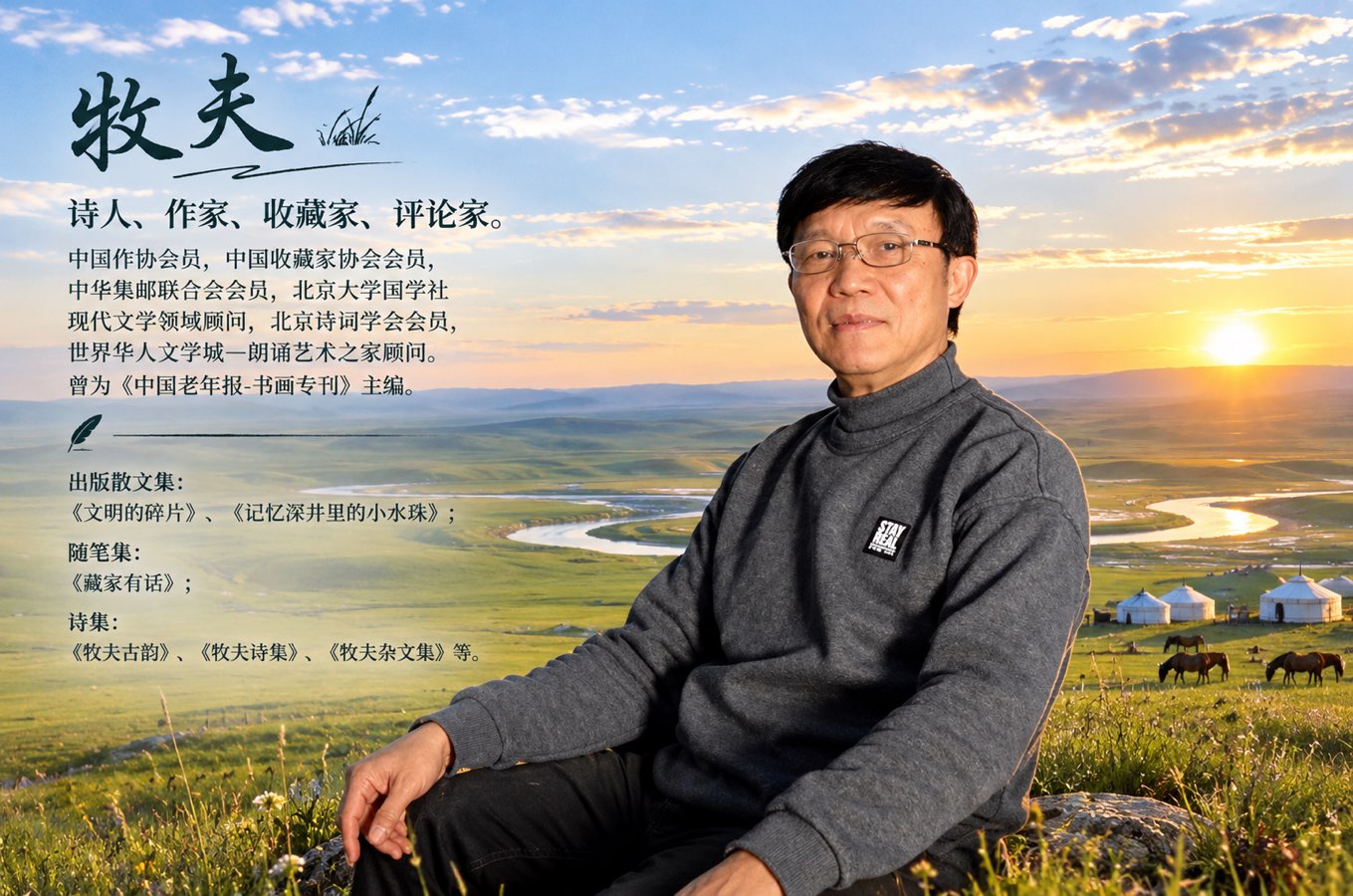 【朗诵艺术之家】大型抒情叙事诗《情系乌拉盖》第六十期“特刊”(图27)