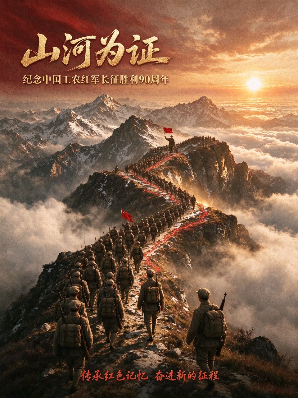 无敌老顽童:《长征九十周年有怀》(图4)
