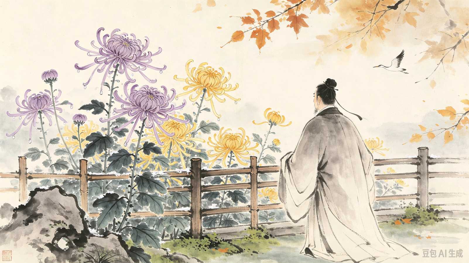 请欣赏《菊之咏三首》作者石城吴钩/主播.编辑渺邈【中国长江文学社】有声文学平台【第20406期】（图4）