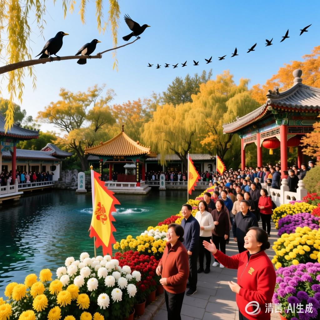 【中国憨派文学】张强:赞趵突泉第四十七届菊展(图2)