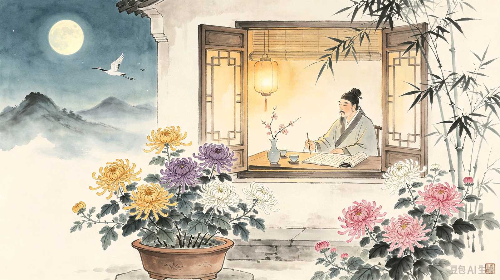 请欣赏谨言老师的诗词【四十八绝吟秋来】编辑渺邈【中国长江文学社】有声文学平台【第20411期】(图5)
