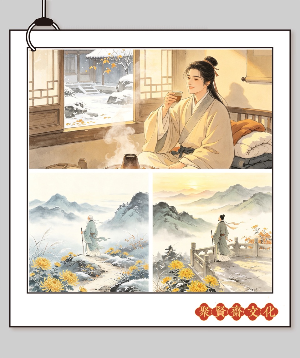 【聚贤斋文化】今天与您分享的是正阳老师的作品《七律二首》主播海上精灵//编辑娟子第847期（图2）