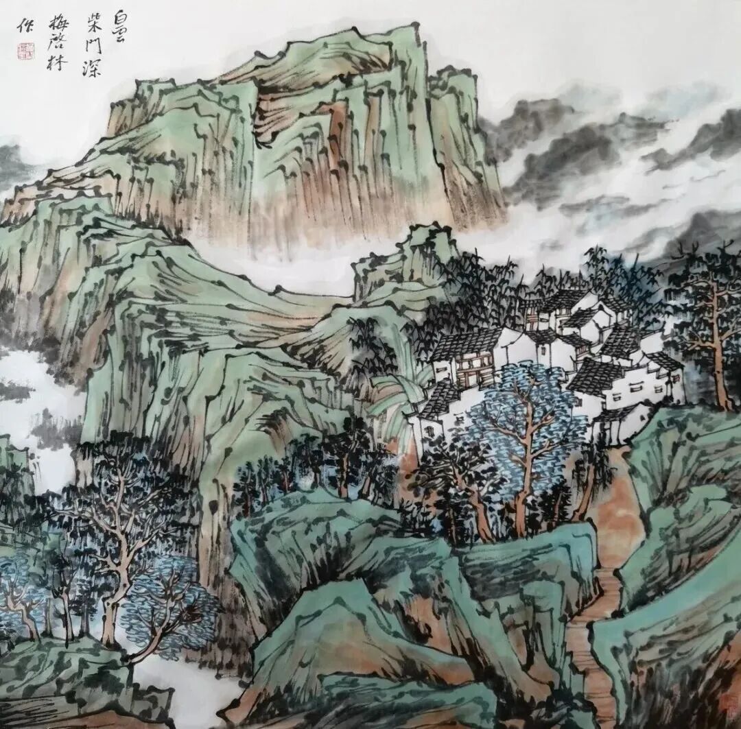 梅启林 ·【金羊纳福】2027中国书画名家智能台历（图32）