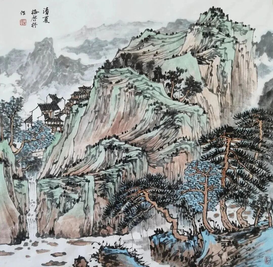 梅启林 ·【金羊纳福】2027中国书画名家智能台历（图20）