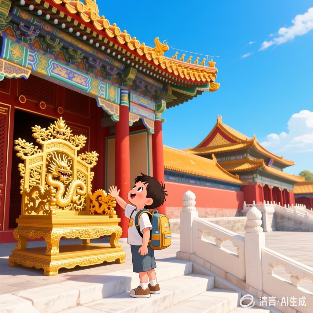 郭长城:【土掉渣·滑溜曲】小宝参观故宫(中国憨派文学)(图2)