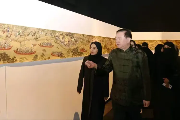 《中国之声在沙特之心》暨王宇鸣国风艺术展在沙特成功举办（图11）