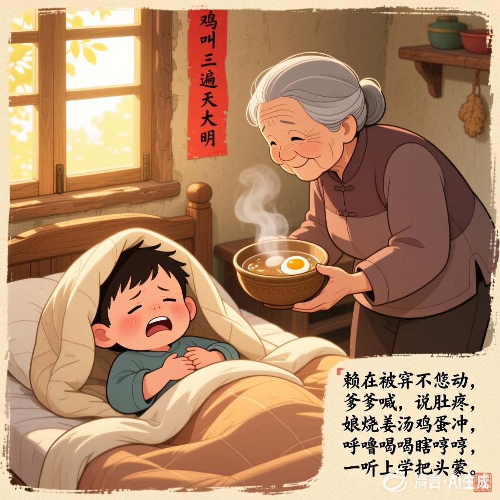 孟广林:【土掉渣·滑溜曲】逃学(中国憨派文学)(图2)