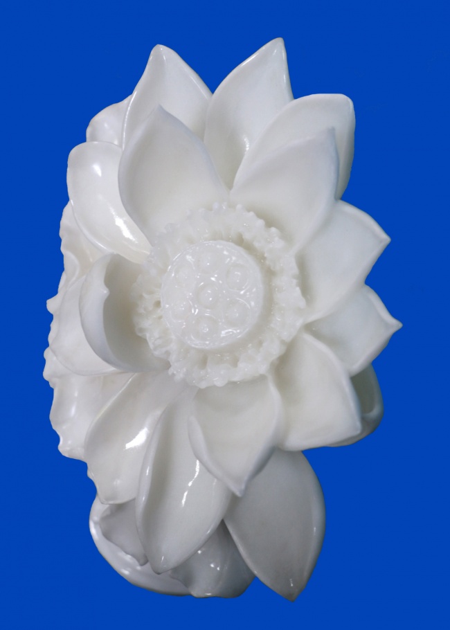 张亚雄雕刻汉白玉作品《净莲禅心》获飞天奖金奖入藏敦煌博物馆(图5)