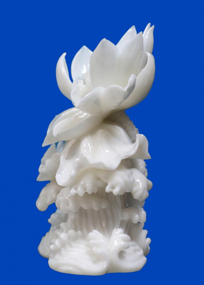 张亚雄雕刻汉白玉作品《净莲禅心》获飞天奖金奖入藏敦煌博物馆(图4)