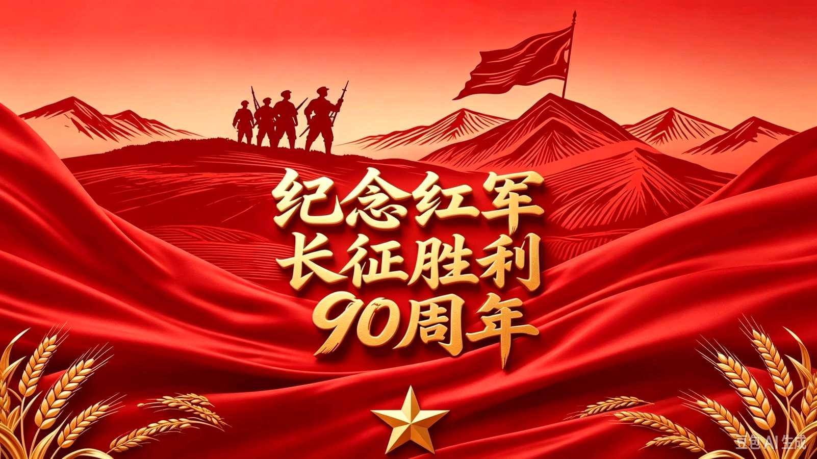 朗诵版：《山河万里红旗路 ——纪念红军长征胜利九十周年》瀛洲居士（图9）