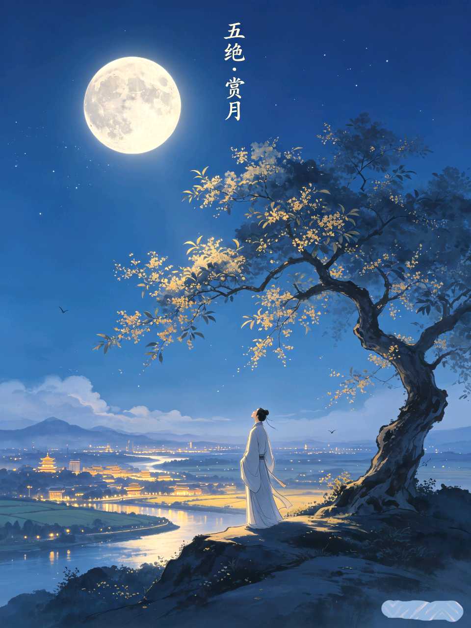 《五绝•赏月》（下平八庚）《五绝•国旗颂》（下平七阳）文/戴嘉臣/主播：宽心健体