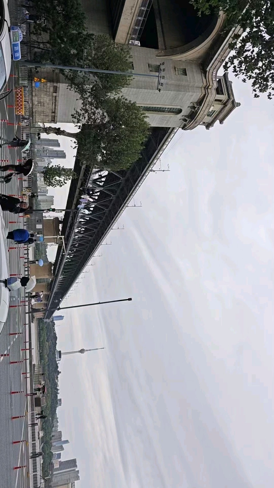 诵云中鹤/文金色中国《丙午重阳携孙观武汉长江大桥》（图3）