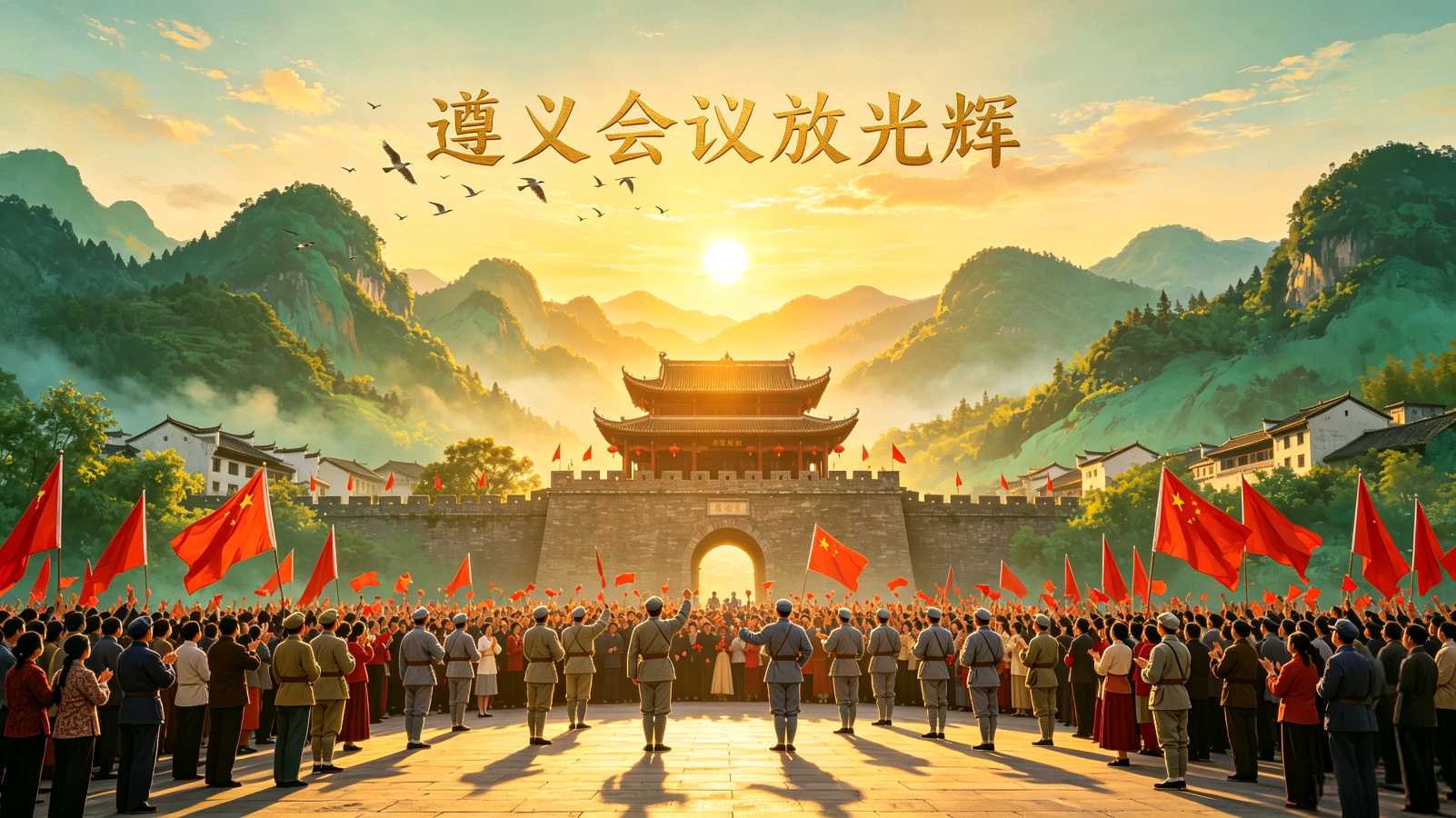 九州联盟诗苑27位主播分两个篇章联袂播出纪念《长征胜利九十周年》第二篇章由二十位主播合诵《长征组歌》作者：萧华（图24）