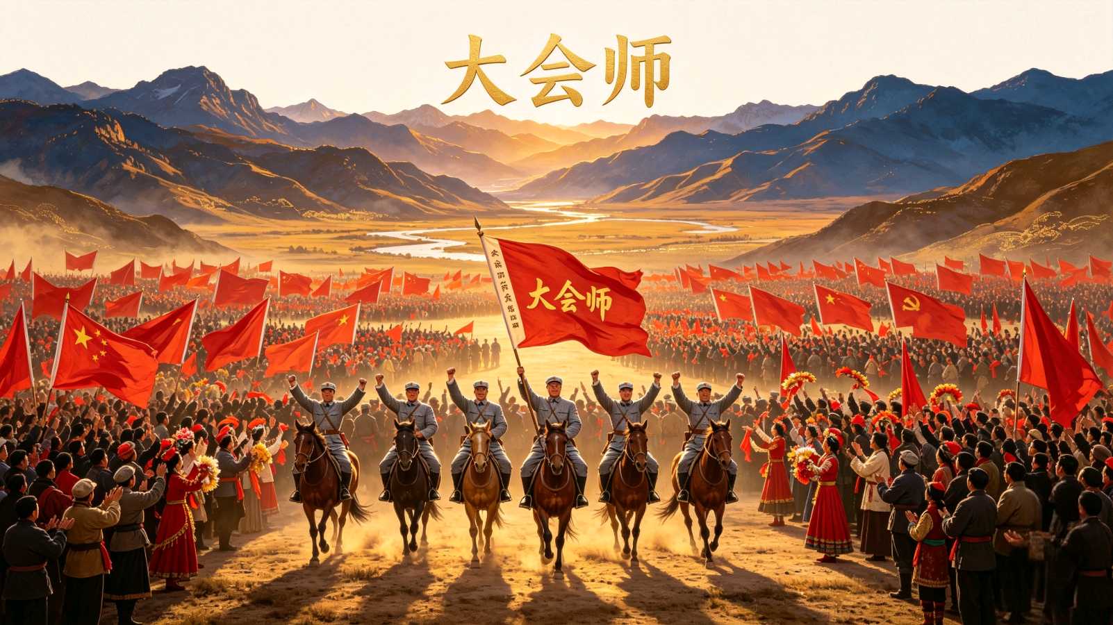 九州联盟诗苑27位主播分两个篇章联袂播出纪念《长征胜利九十周年》第二篇章由二十位主播合诵《长征组歌》作者：萧华（图45）