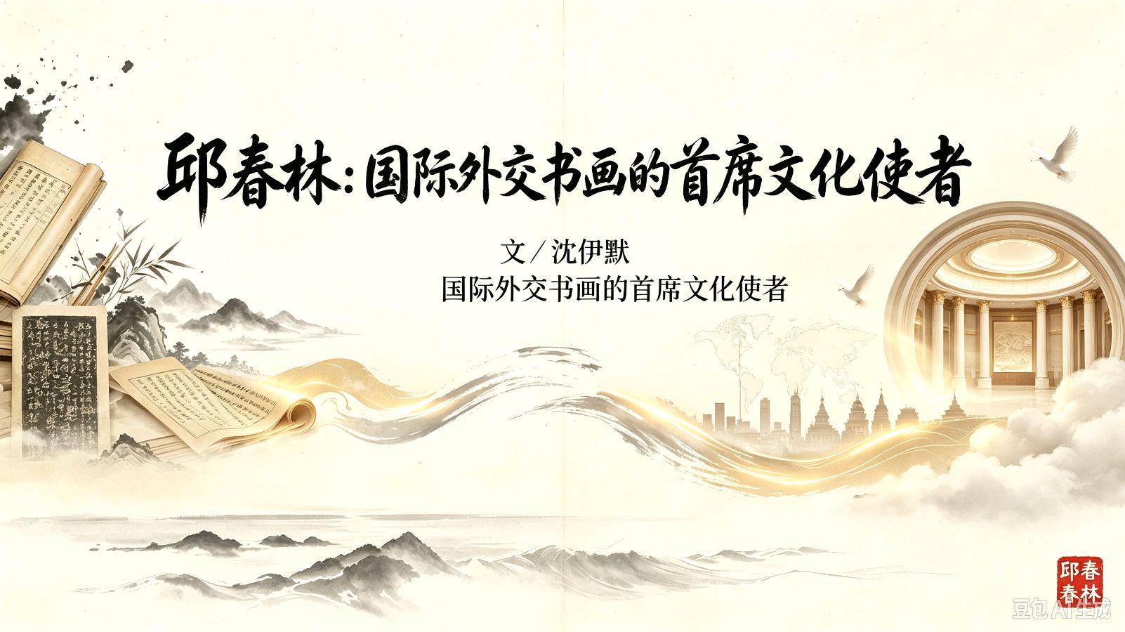 挥毫落纸健如虎 蘸海写章书若龙一一邱春林书法评论小辑（图2）