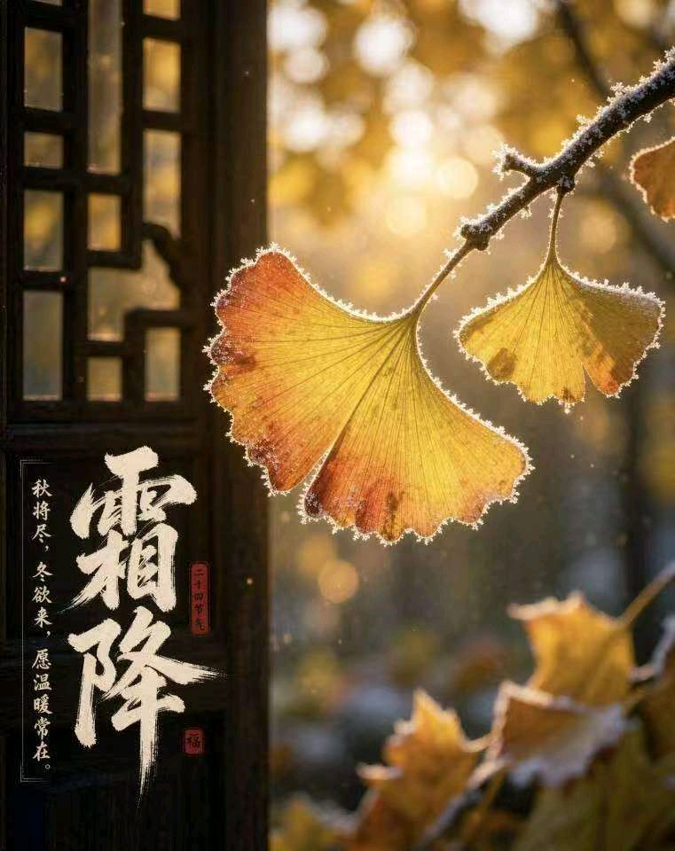 《七绝•霜降》文/索英镌——内蒙古（图2）
