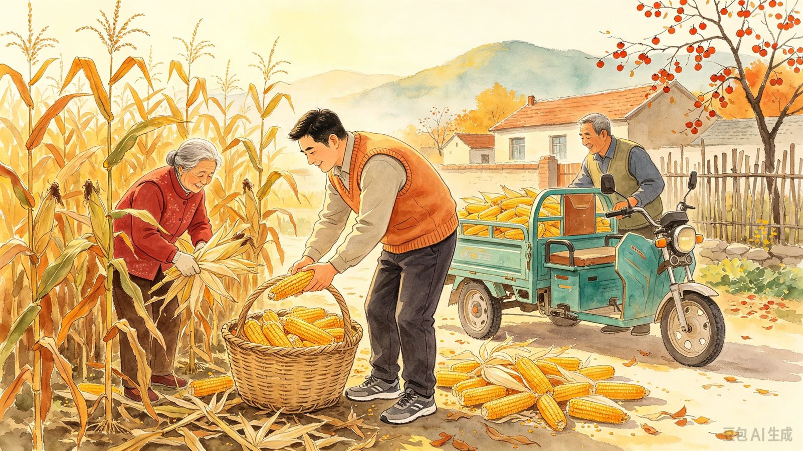 婉晴诵读《重阳秋收》作者:读孤雪(图3)
