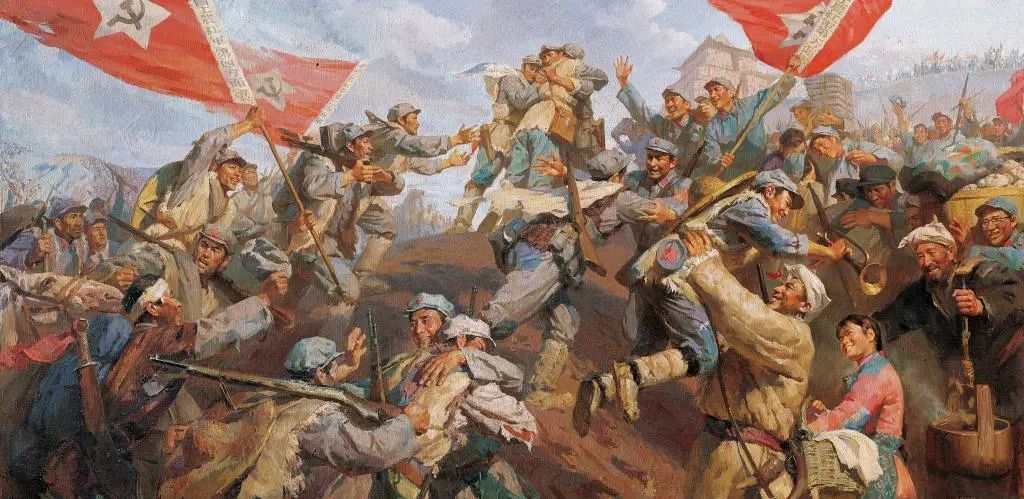 【纪念工农红军长征胜利90周年】大合唱《飞越大渡河》●四医大口腔医院合唱团●指挥:刘水 #红色经典歌曲 #世间风情(图11)