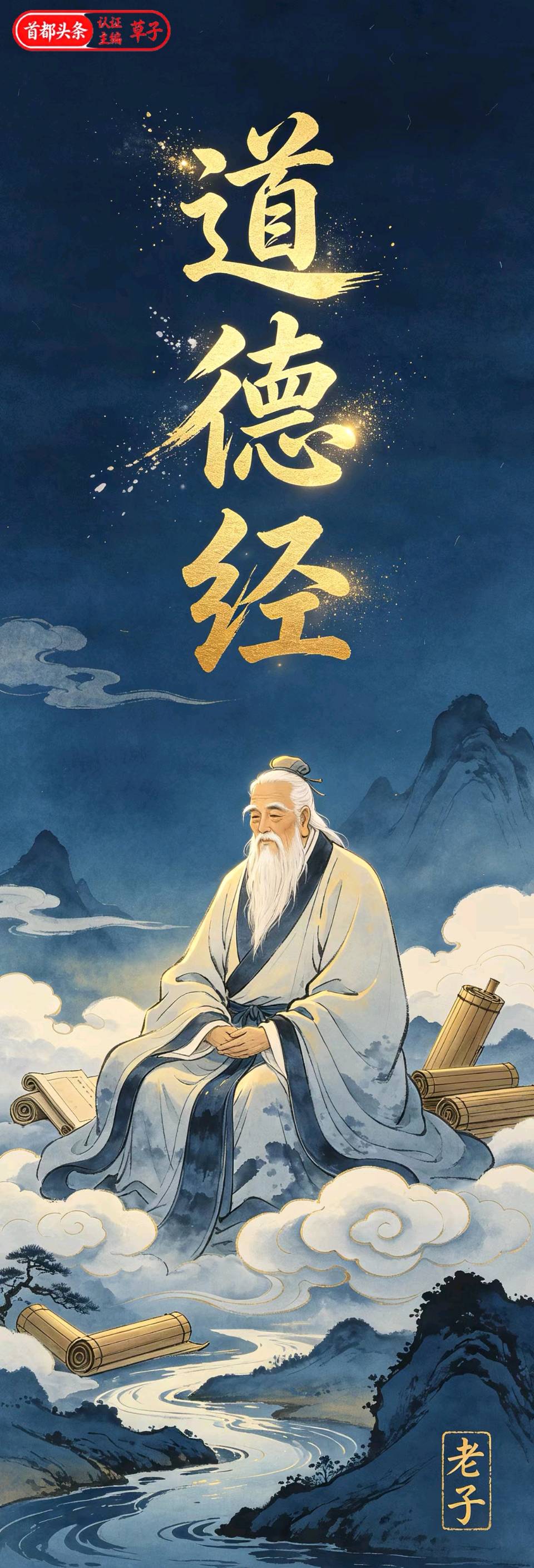 儒道法墨玄学箴言之《道德经》颂～乔新彦（图13）