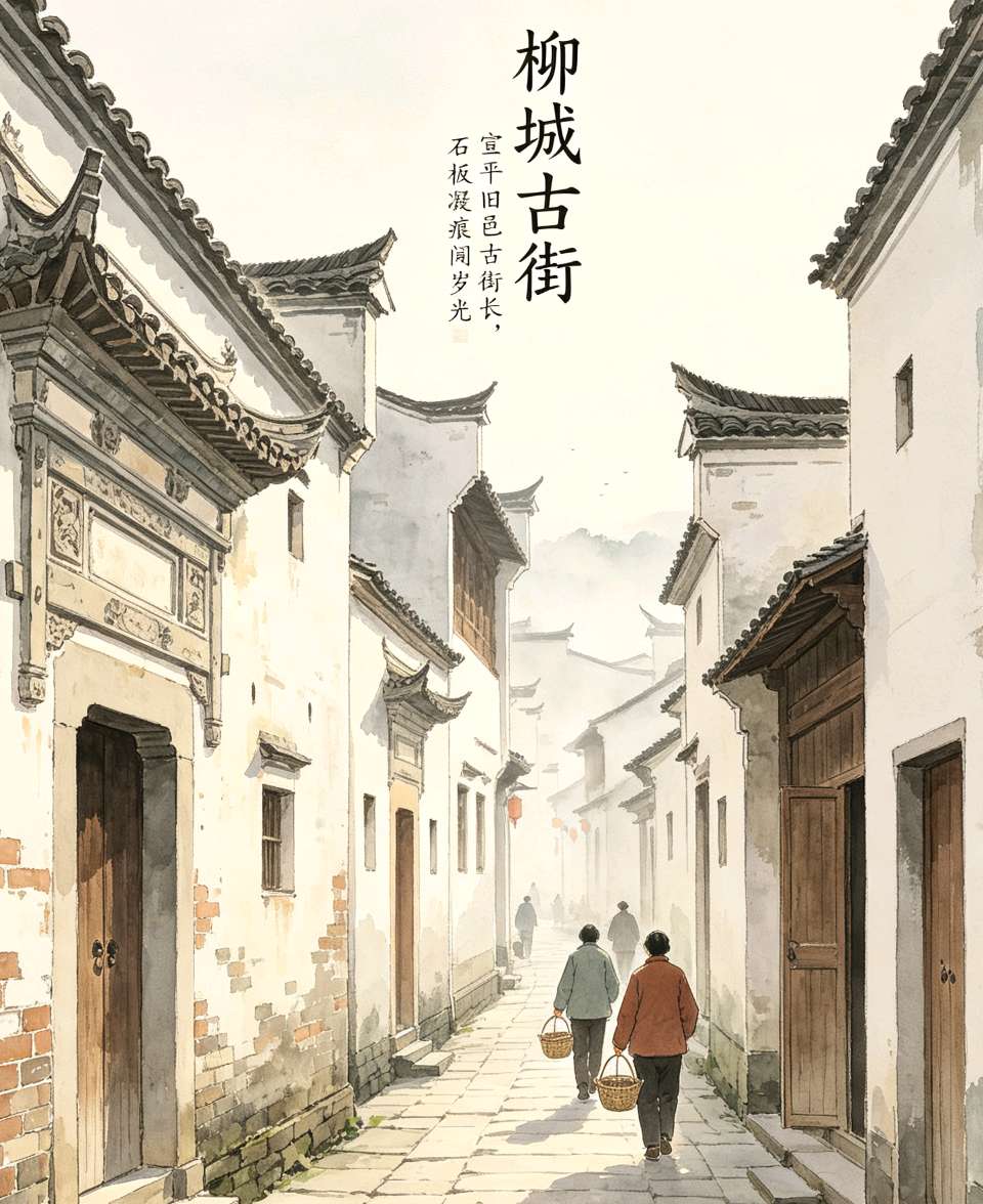 世界文学联盟//作家诗人陈天堂佳作《武义记事（三）.逛柳城古街》主播:沉默是金（图7）