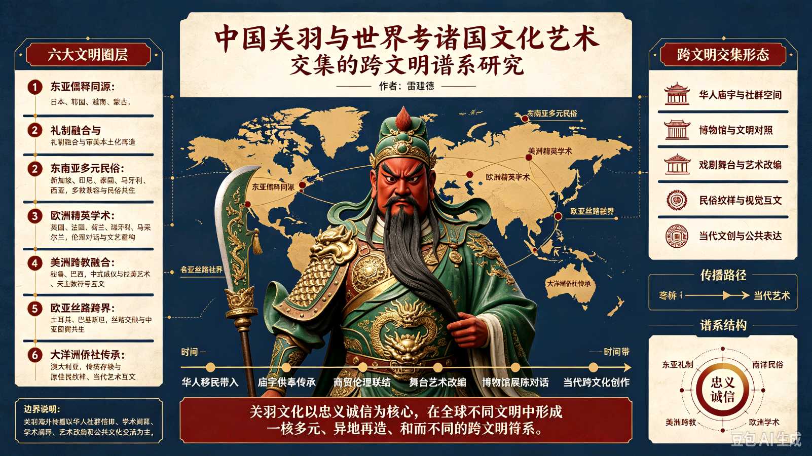 中国关羽与世界诸国文化艺术交集的跨文明谱系研究