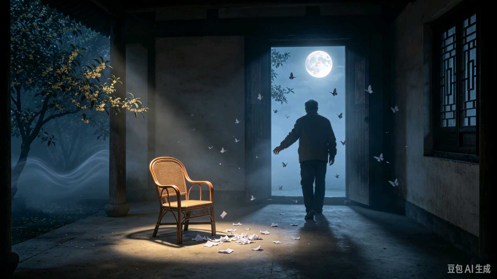 中华红旗国际诗社~北京头条~现代诗歌 悼亡父.百日祭:作者/陈美华:朗诵/凯哥(图5)
